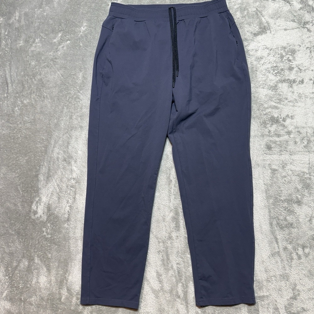Public Rec All Day Every Day Pants Mens Size 38x30 Navy Blue Joggers Zip Pockets